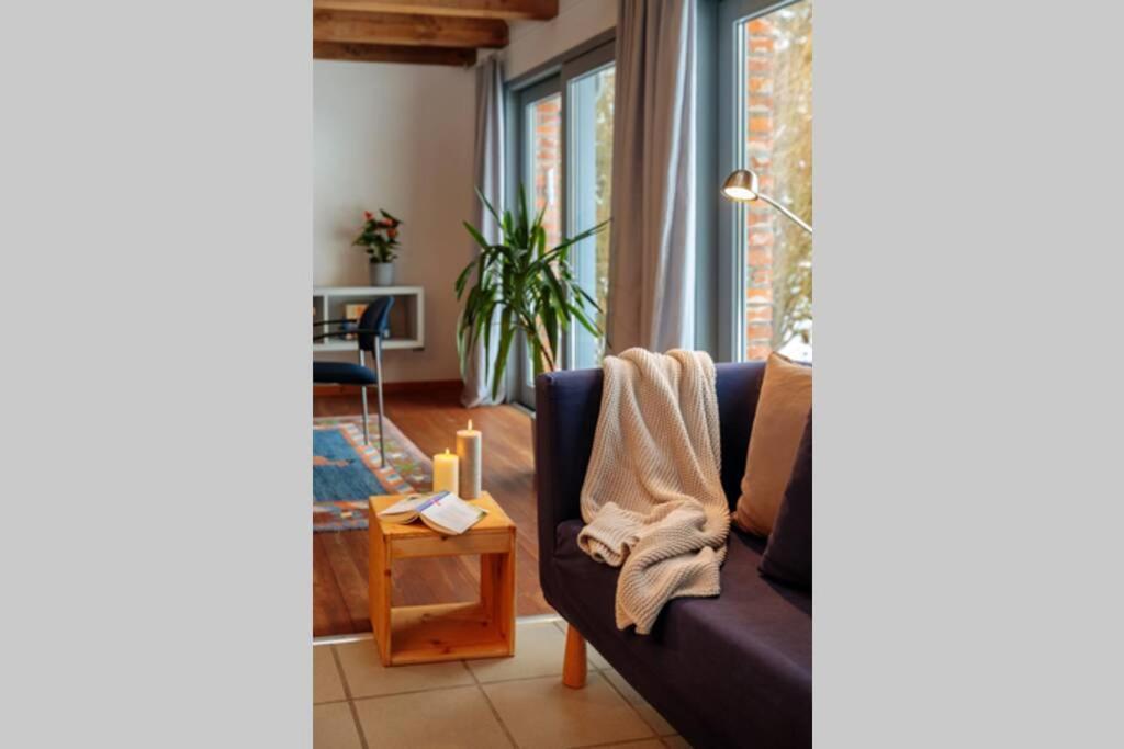 Modernes Landhaus mit Sauna Hohen Pritz Exterior foto