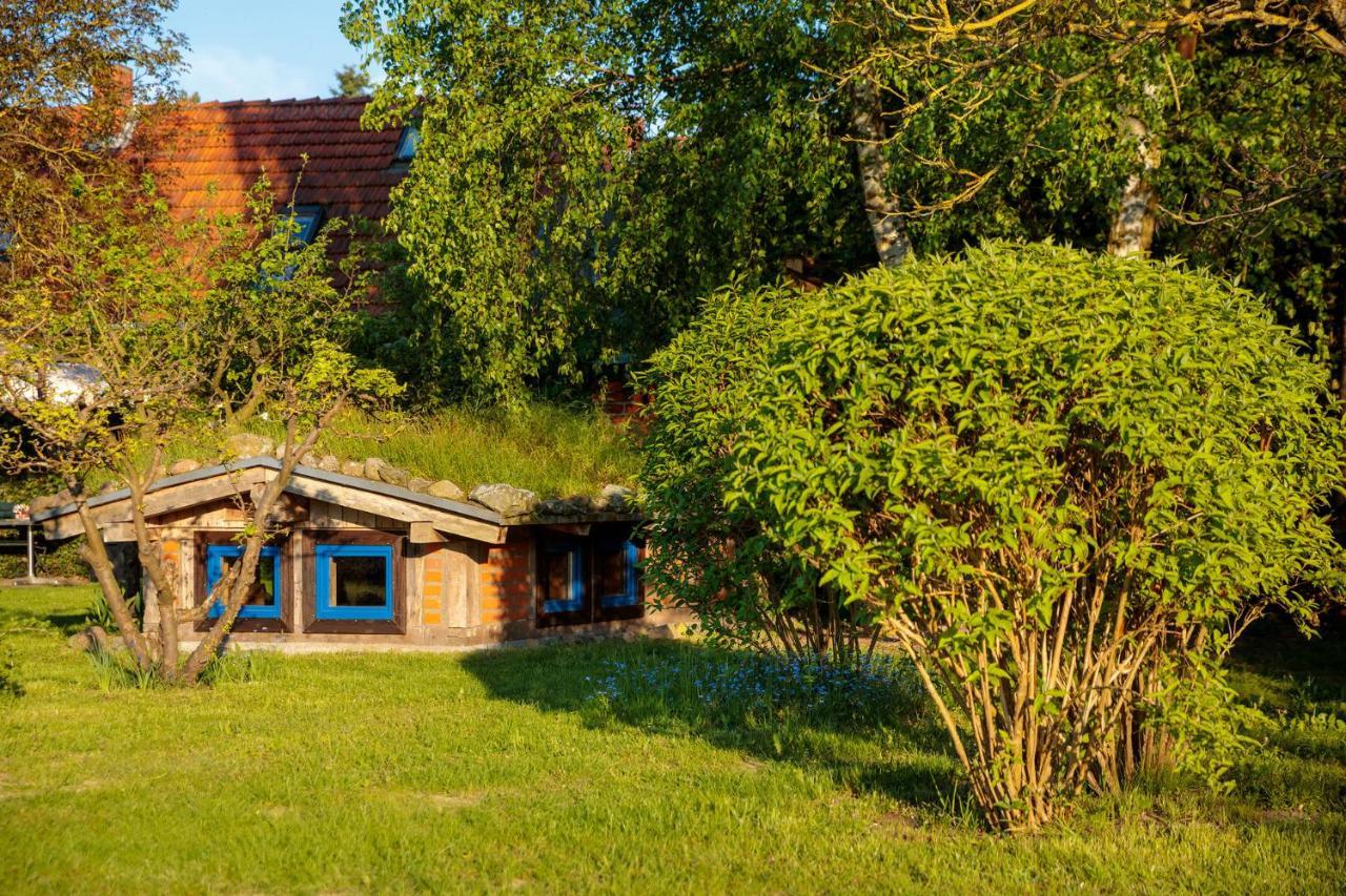 Modernes Landhaus mit Sauna Hohen Pritz Exterior foto